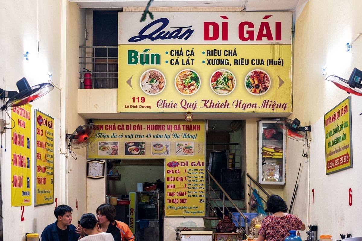 bún chả cá ngon Đà Nẵng