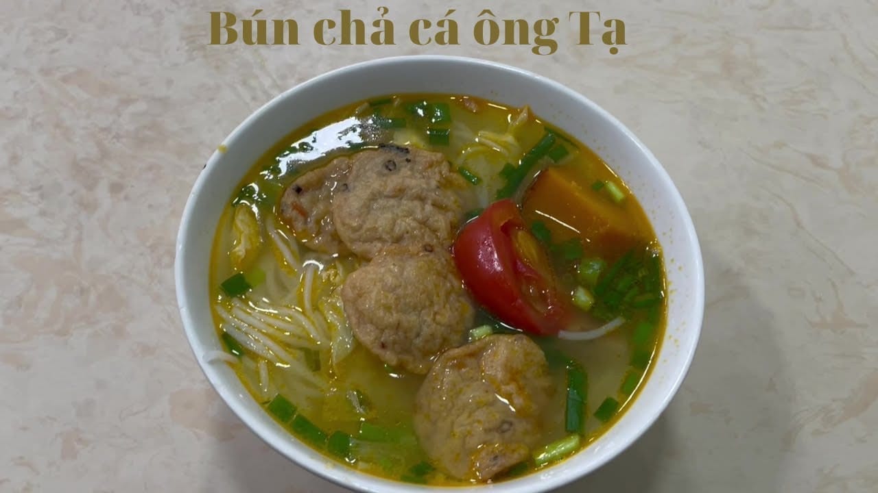 bún chả cá ngon Đà Nẵng