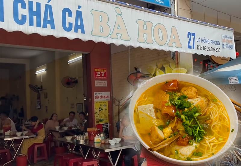 bún chả cá ngon Đà Nẵng