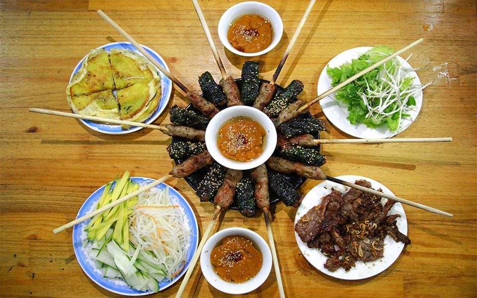 bún thịt nướng Đà Nẵng