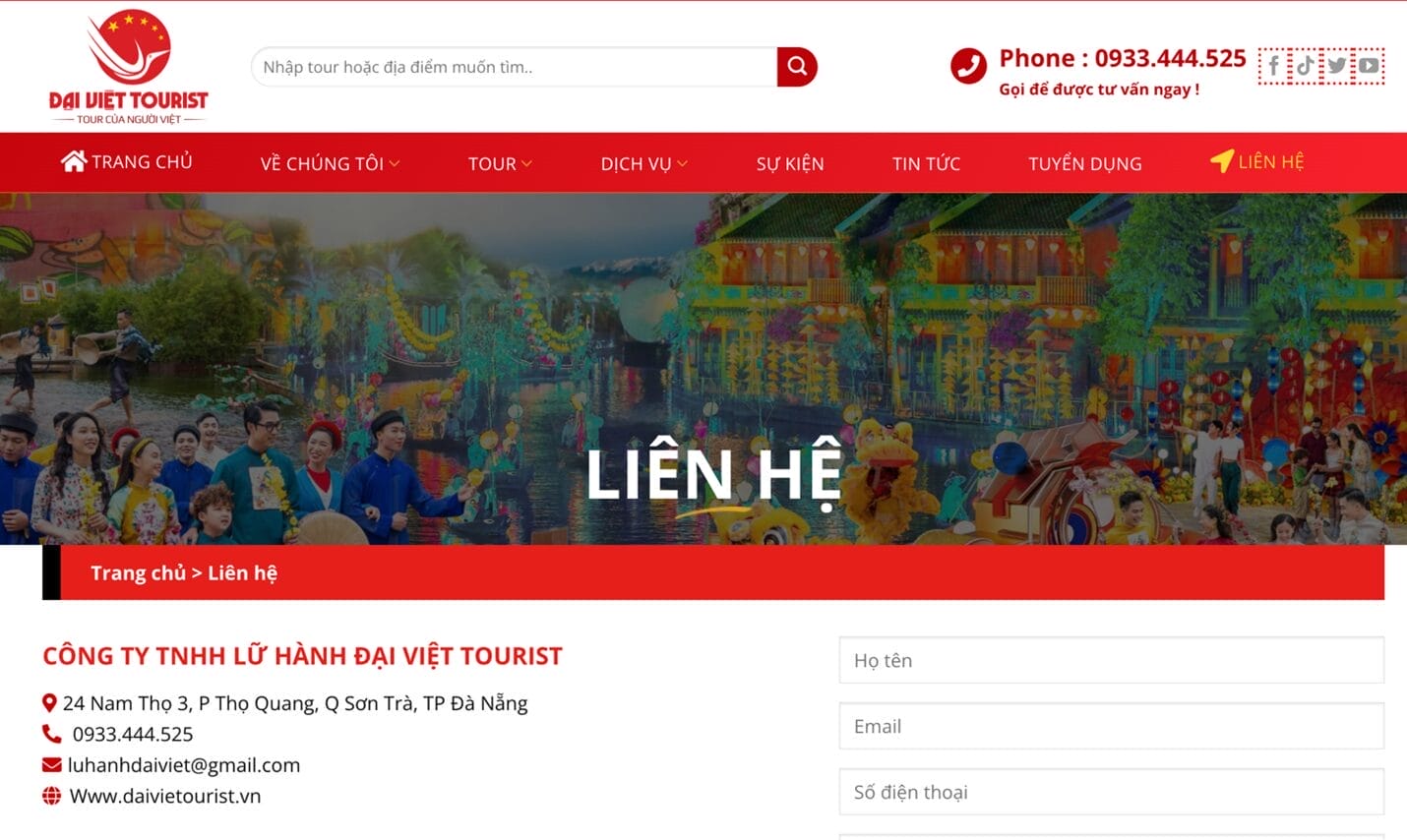 Đại Việt Tourist công ty tổ chức tour du lịch Đà Nẵng uy tín nhất