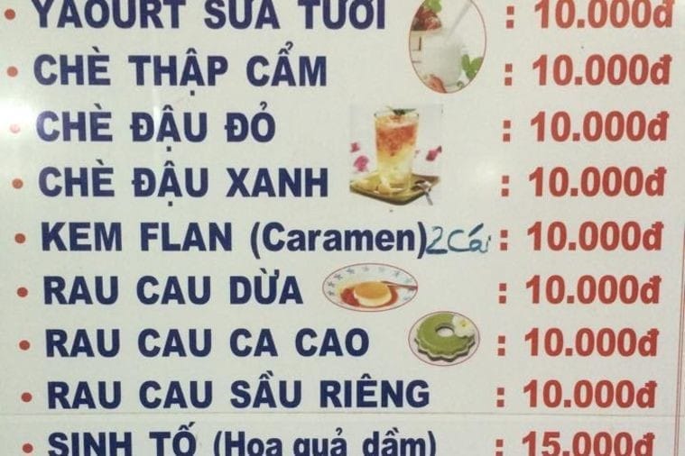 Review chè Xuân Trang Đà Nẵng – quán chè lâu đời ngon nức tiếng