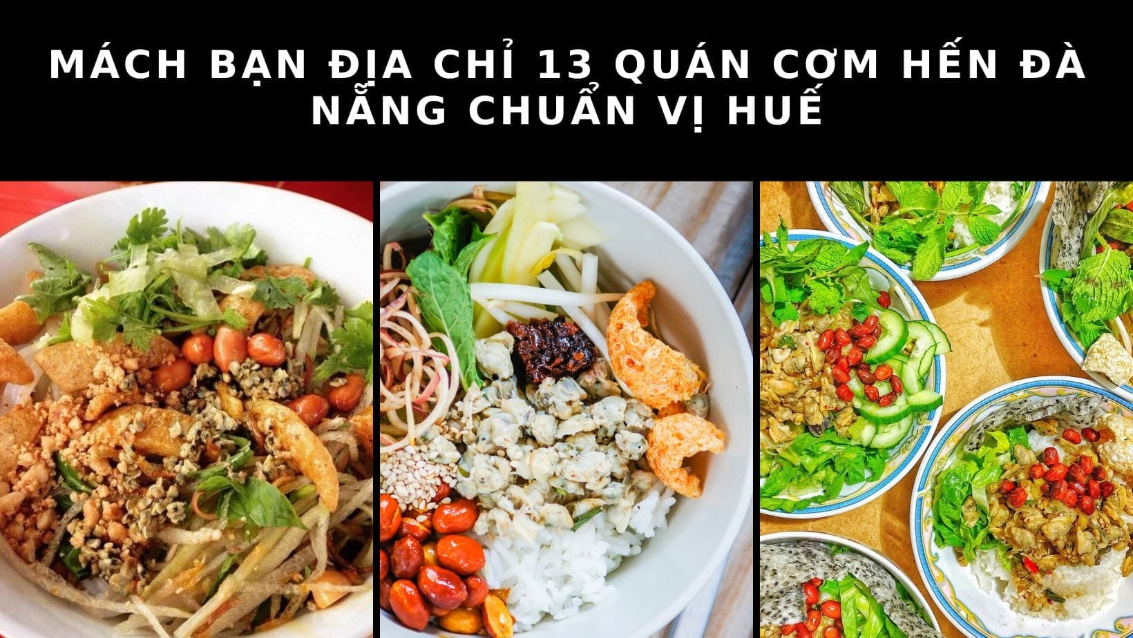 quán cơm hến Đà Nẵng