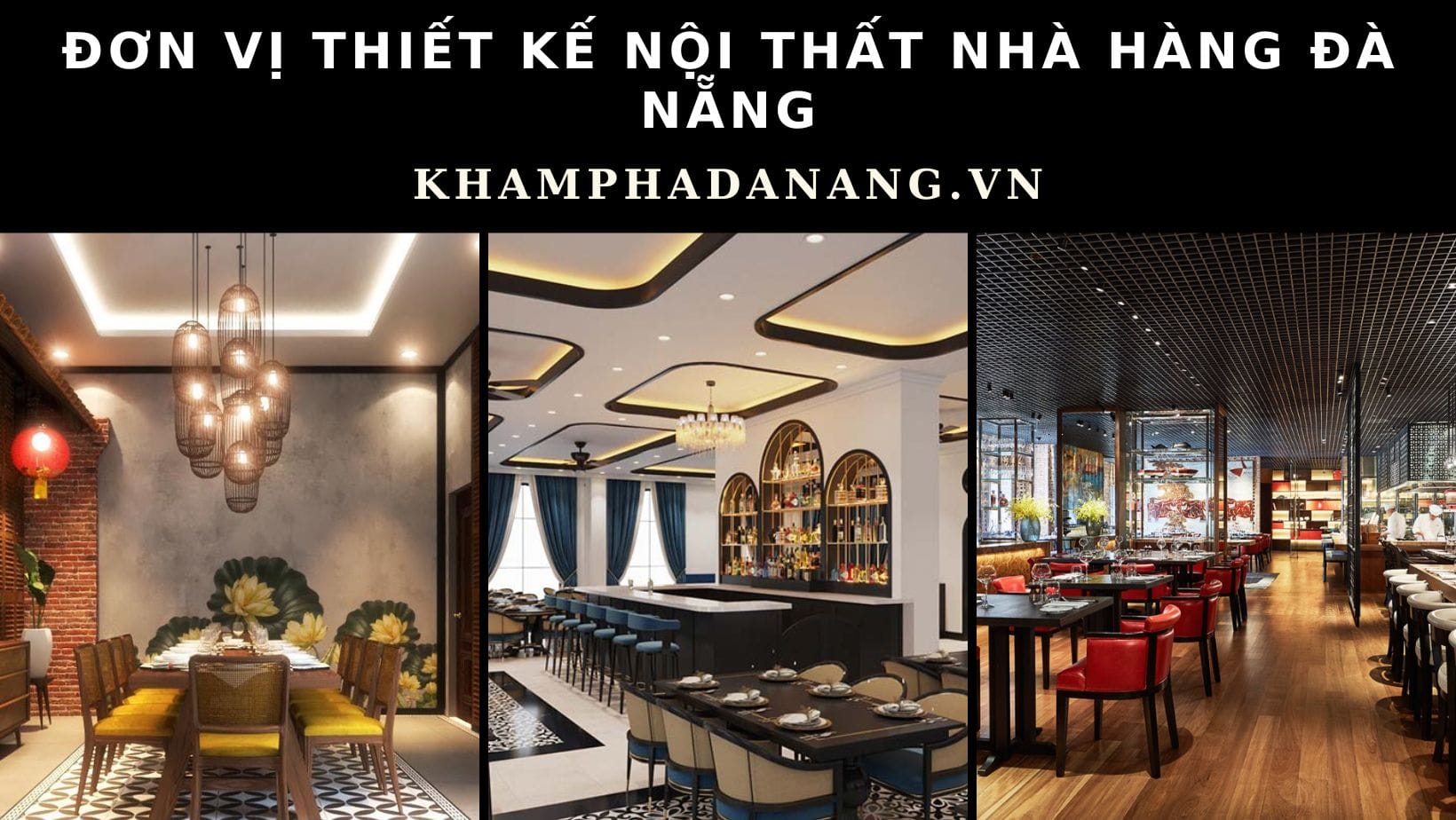 Đơn vị thiết kế nội thất nhà hàng Đà Nẵng