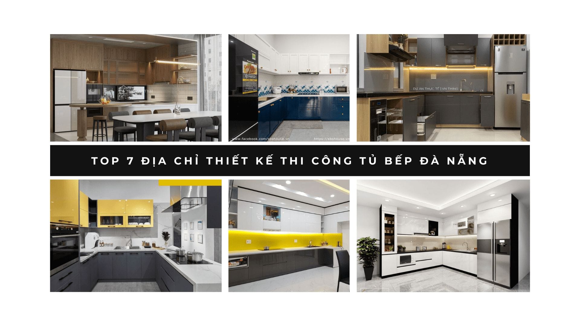 Top 10 Địa chỉ thiết kế thi công tủ bếp Đà Nẵng đẹp nhất