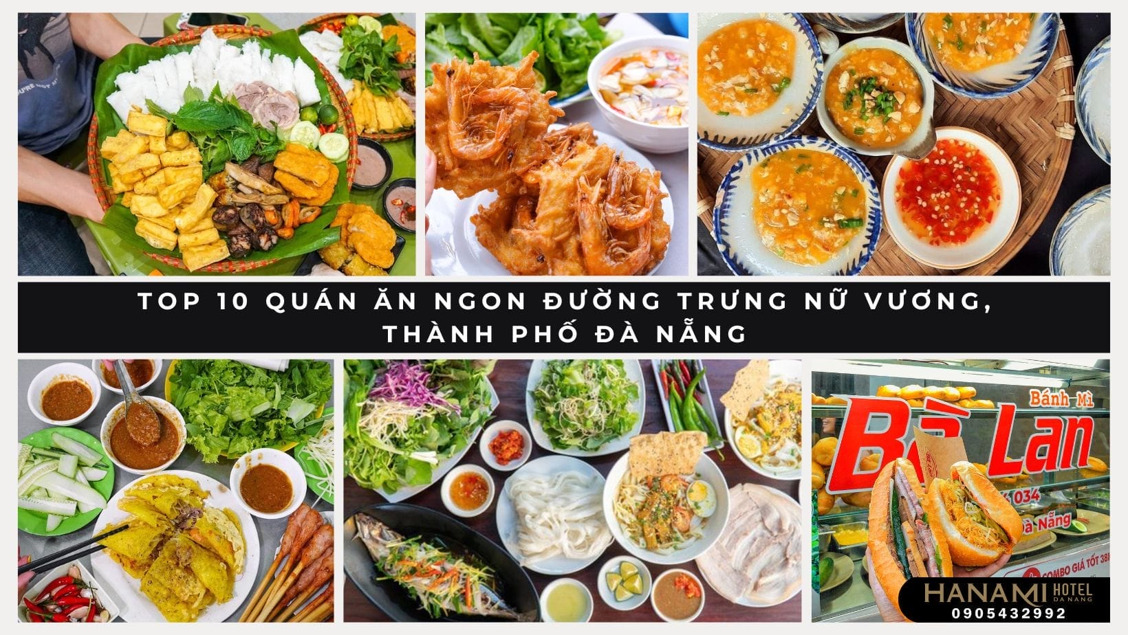 Top 10 Quán Ăn Ngon Đường Trưng Nữ Vương, Thành Phố Đà Nẵng