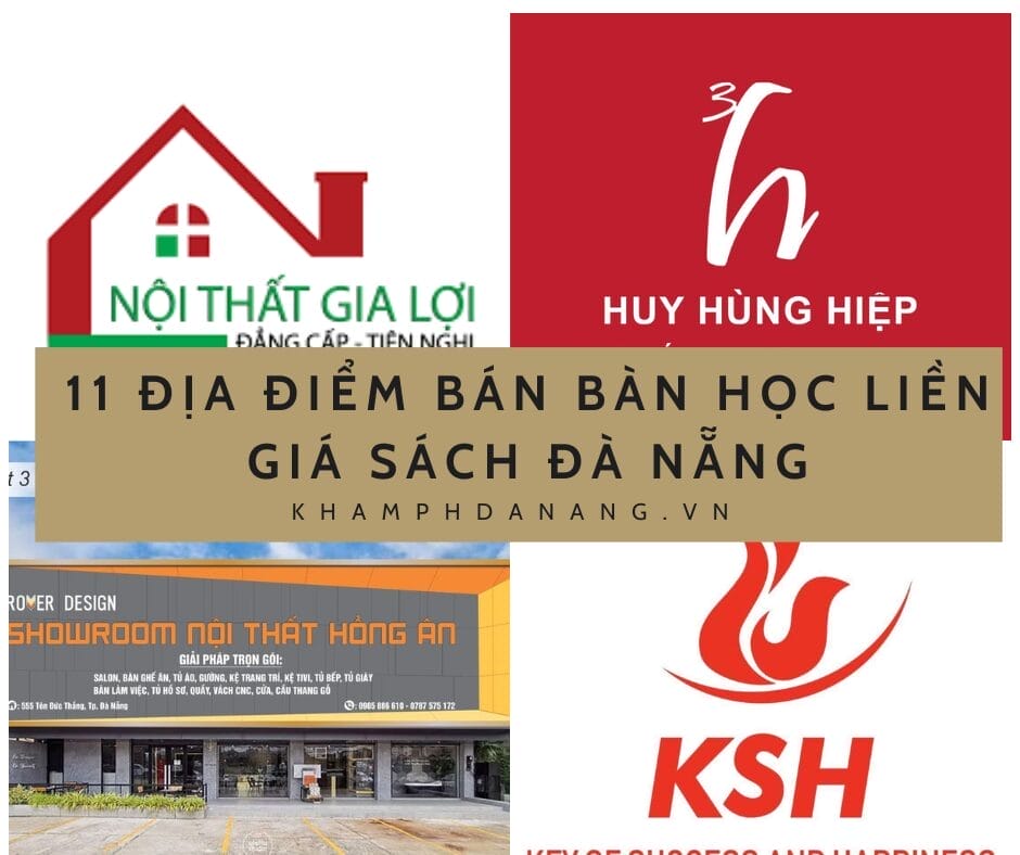 Top 11 bàn học liền giá sách Đà Nẵng uy tín