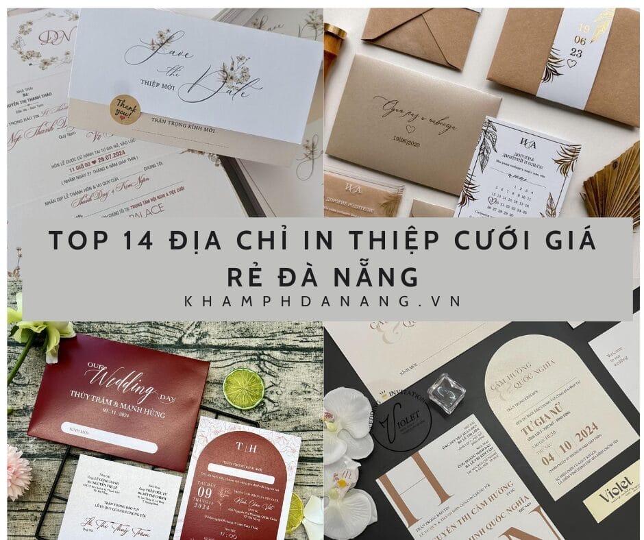 TOP 14 ĐỊA CHỈ IN THIỆP CƯỚI GIÁ RẺ ĐÀ NẴNG