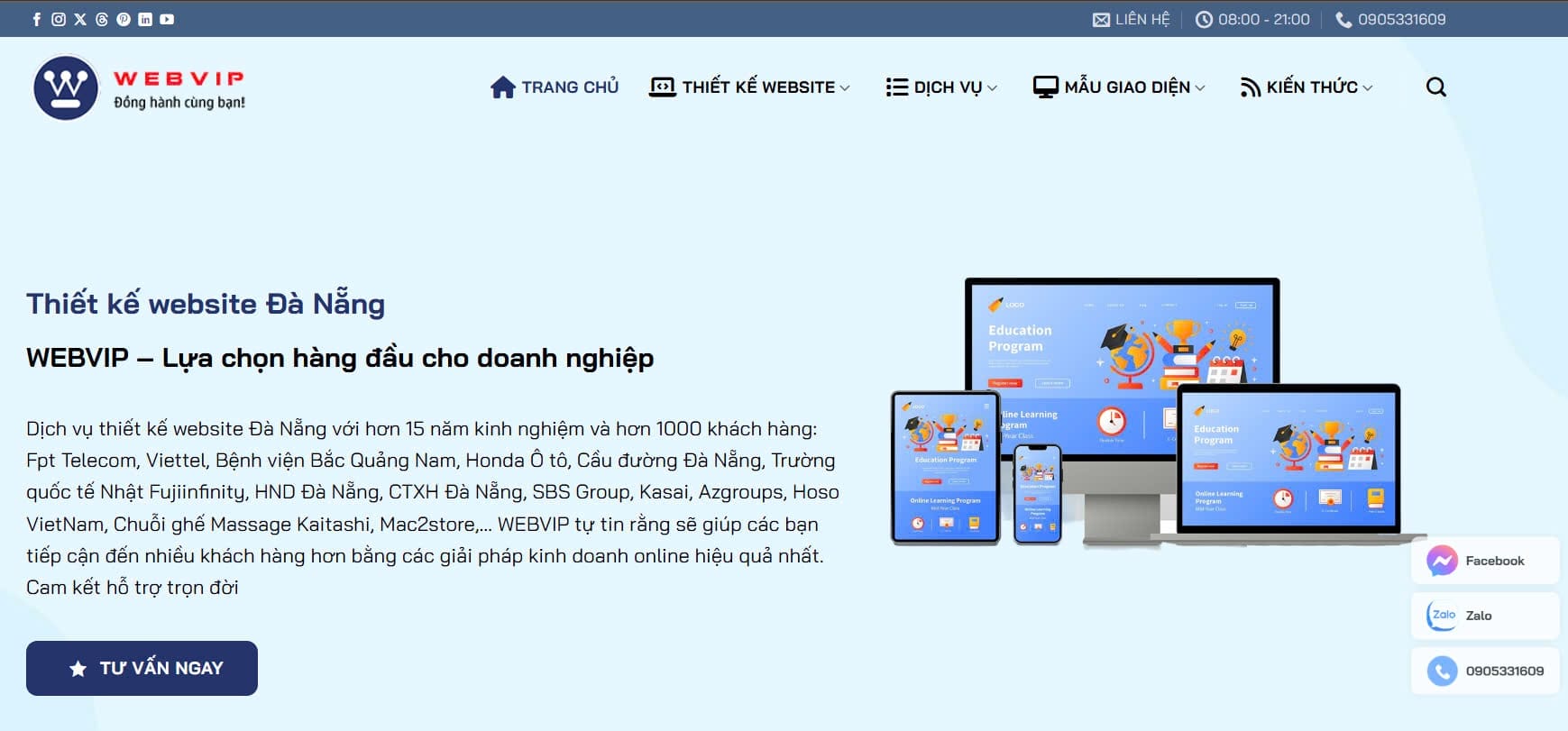 thiết kế website tại Đà Nẵng