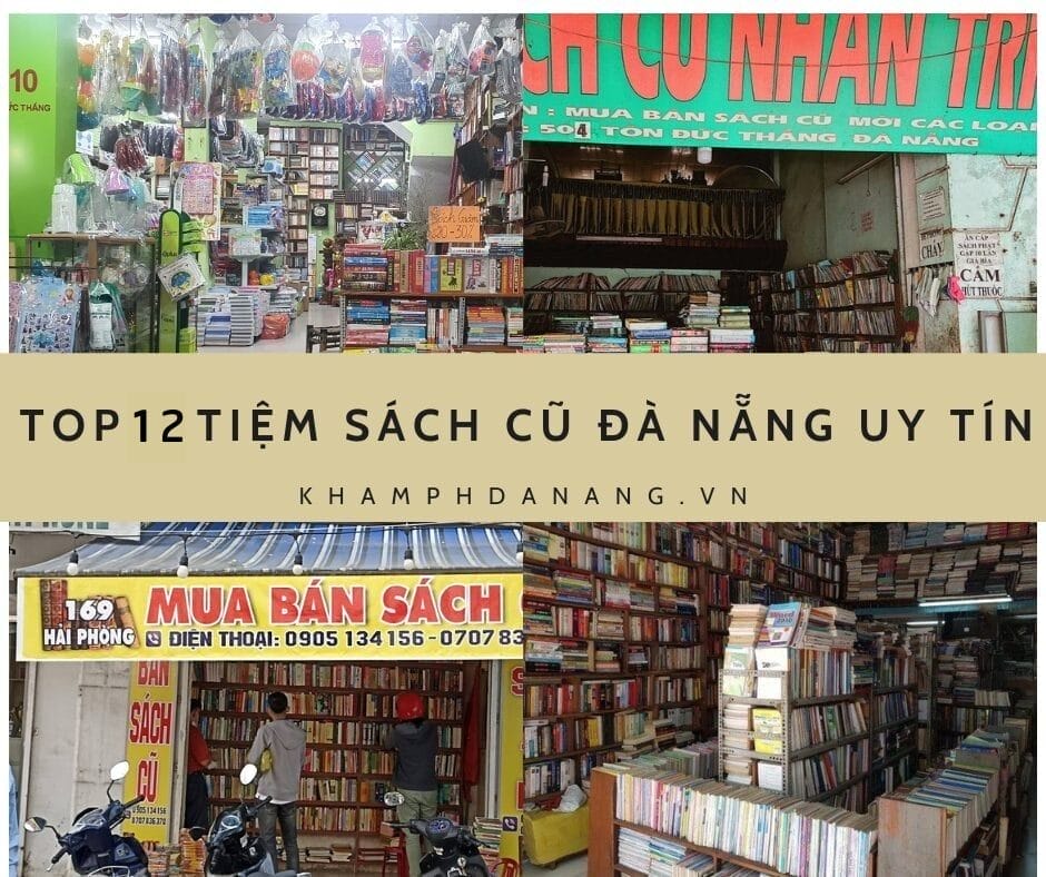 Top 12 tiệm sách cũ Đà Nẵng uy tín nhất hiện nay