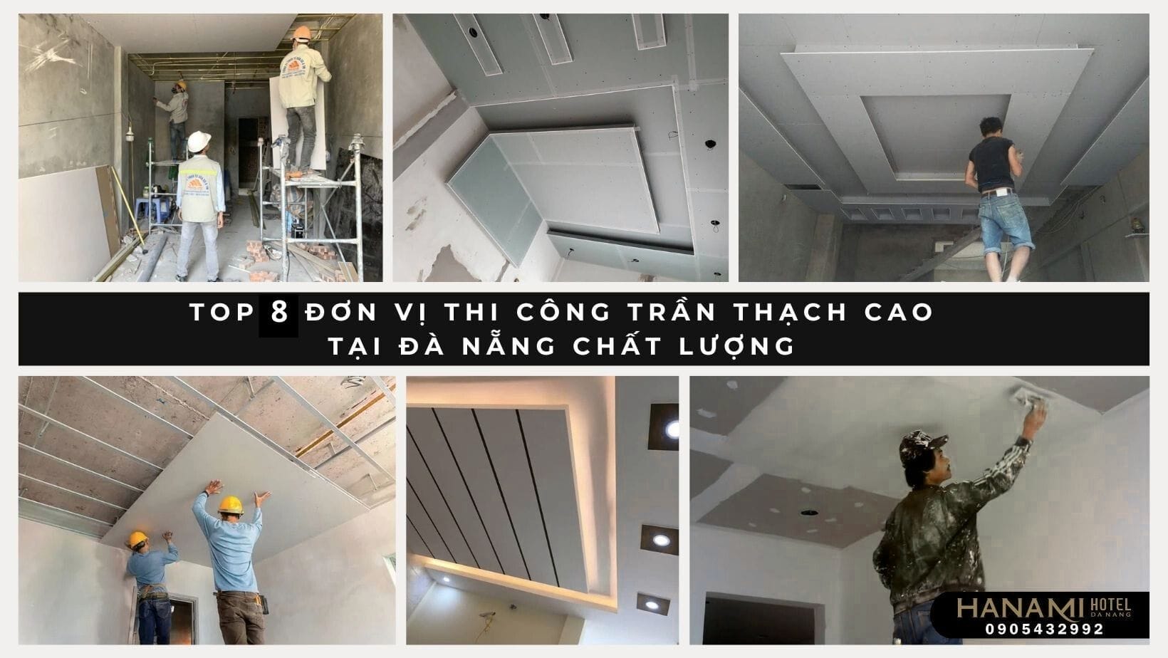 Top 8 Đơn Vị Thi Công Trần Thạch Cao Tại Đà Nẵng Chất Lượng