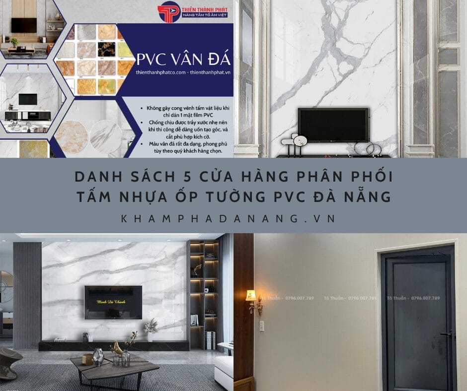 Danh sách 5 cửa hàng phân phối Tấm nhựa ốp tường PVC Đà Nẵng