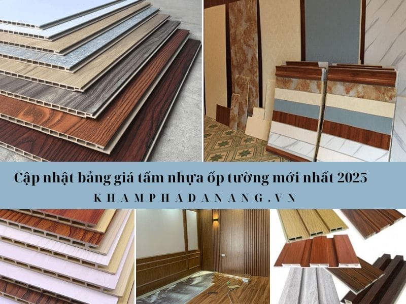 Cập nhật bảng giá tấm nhựa ốp tường mới nhất 2025
