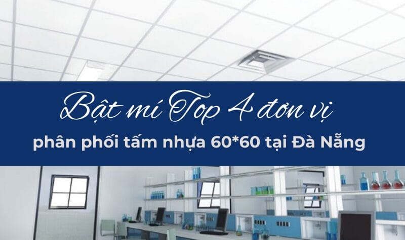 Bật mí TOP 4 đơn vị phân phối tấm nhựa 60*60 tại Đà Nẵng – biến trần nhà thành điểm nhấn đẳng cấp