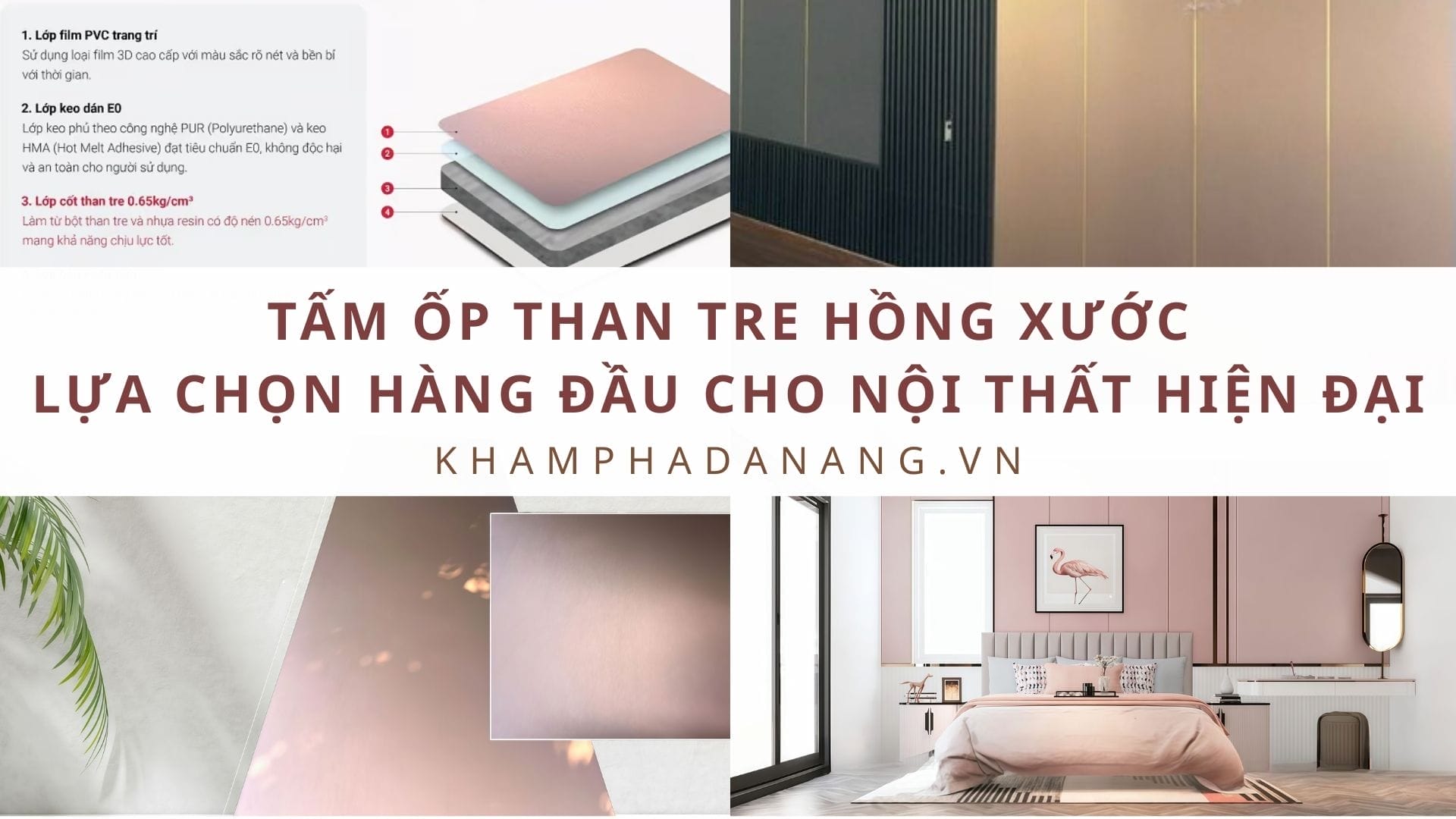 Tấm ốp than tre hồng xước – Lựa chọn hàng đầu cho nội thất hiện đại